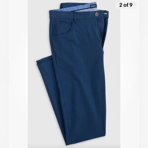 Johnnie-O‎ Blue Osprey Cotton Blend Performance Pants 36x30 (Hem Altered)